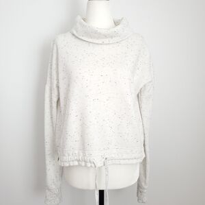 Tentree White Cropped Hoodie Size Small